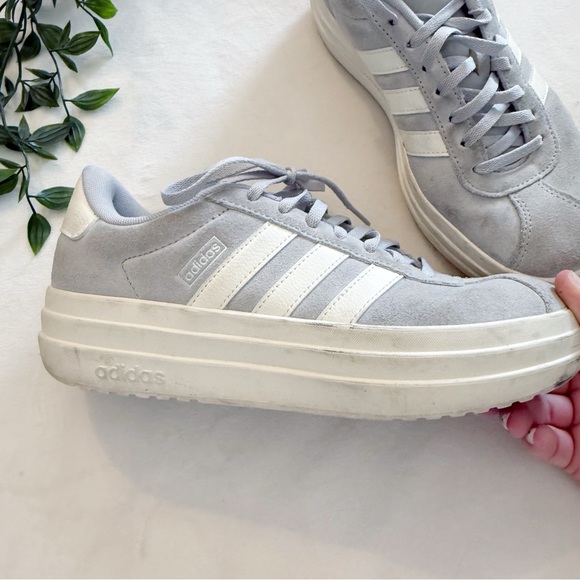 Adidas VL Court Bold Shoes Sz 7.5 / 8 - Picture 3 of 6